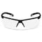 Pyramex Ever-Lite, Safety Glasses, Anti-Scratch, Clear Lens, Black Frame, Half-Frame SB8610D - alternate 3